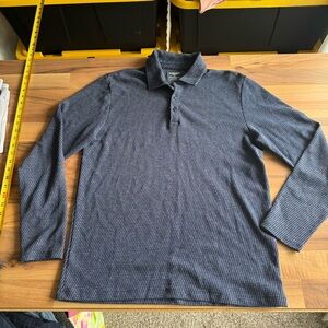 Bonobos Long Sleeved Collared‎ Knit Shirt Slim fit Med